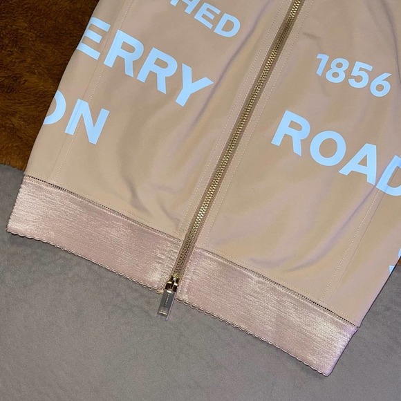 Burberry Horseferry Print Mini Skirt in Nude - Picture 11 of 13